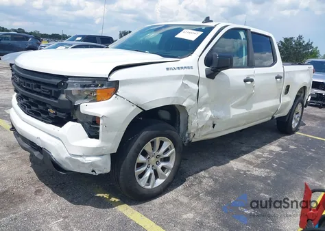 2022 Chevrolet Silverado 1500 4Wd Standard Bed Custom из США, поврежденный, VIN 1GCPDBEK1NZ505511